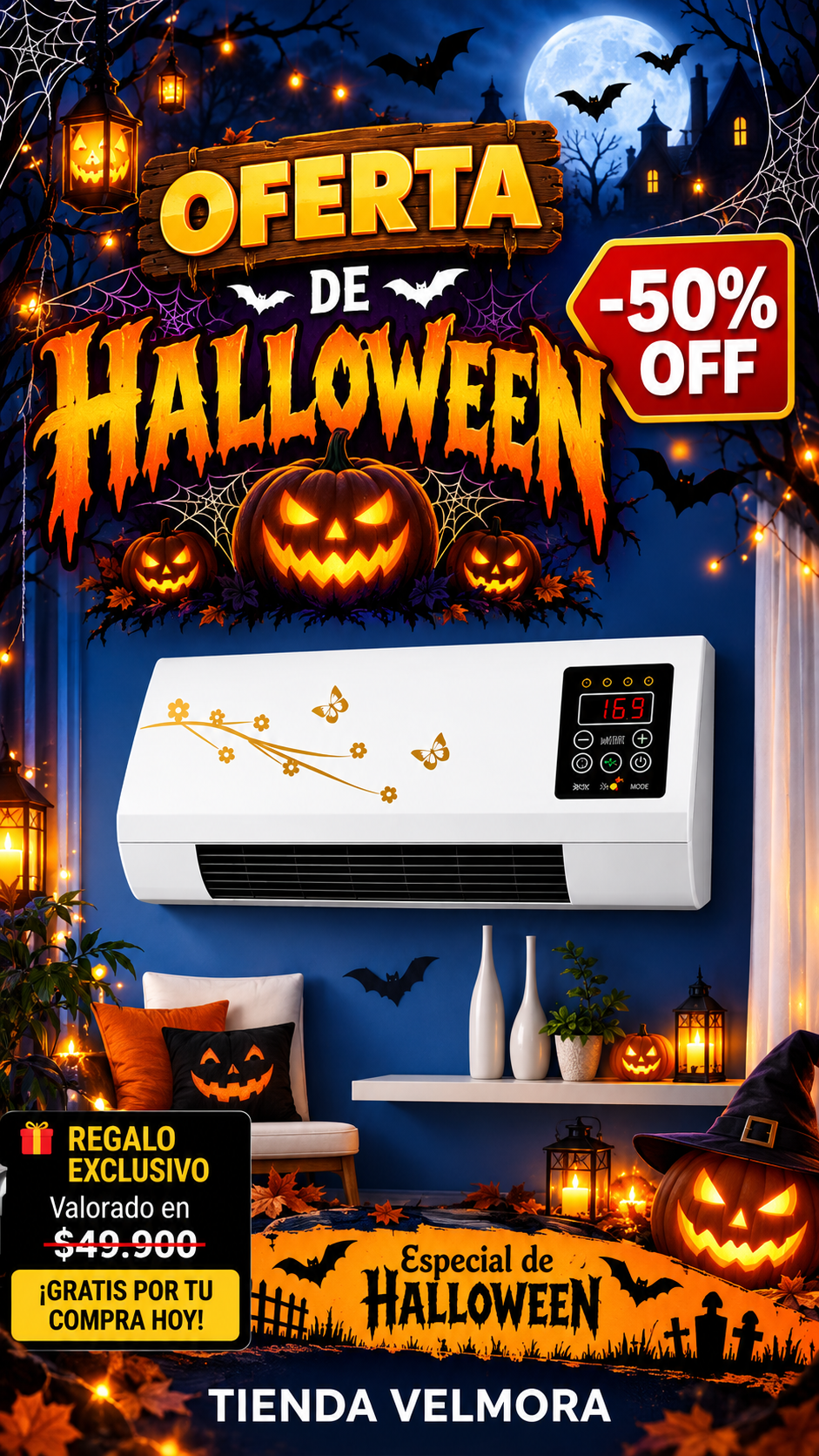 DualTemp - Ventilax Portátil, Potente y Económico - 50%