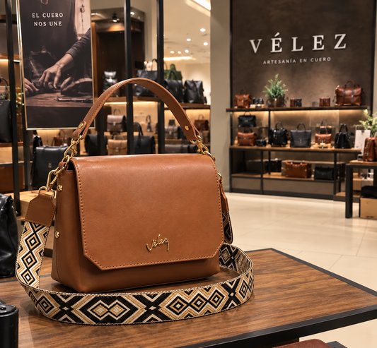 Bolso Carriel Vélez de Cuero Premium - Últimas Unidades Con 80% De Descuento🔥
