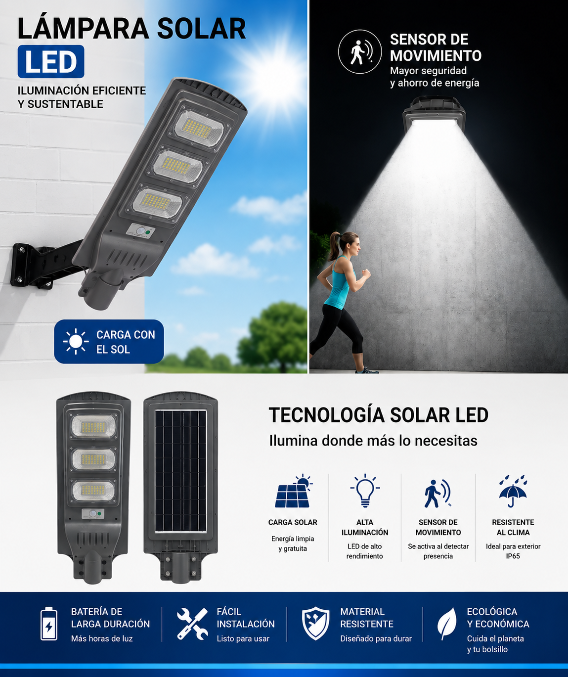 VOLTIX MAX — Potencia Industrial, Factura en Cero + Envio Gratis - Lámpara grande
